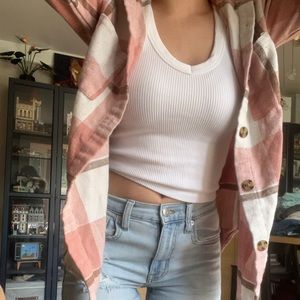 Pink Plaid Boutique Flannel